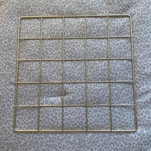 Gold Brass Picture Frame Wall Grid